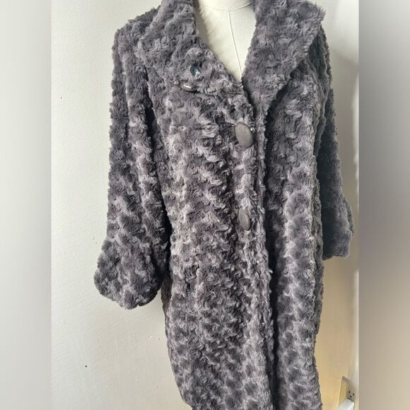altered state Toni Long Fur Jacket coat size S/M women’s discontinued New - Picture 2 of 7